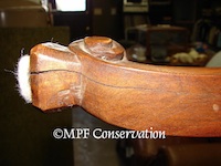 Italian Fauteuil SPLIT LEG